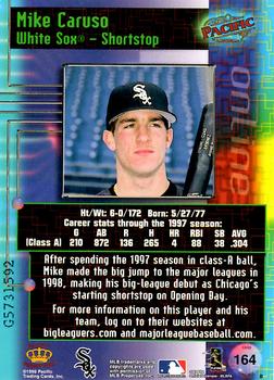 1998 Pacific Online - Web Cards #164 Mike Caruso Back