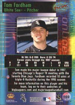 1998 Pacific Online - Web Cards #169 Tom Fordham Back