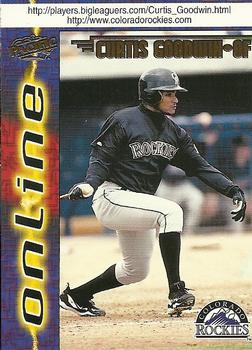 1998 Pacific Online - Web Cards #245 Curtis Goodwin Front