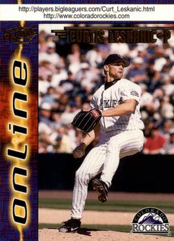 1998 Pacific Online - Web Cards #250 Curtis Leskanic Front