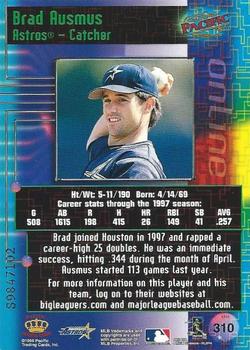 1998 Pacific Online - Web Cards #310 Brad Ausmus Back