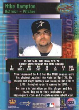 1998 Pacific Online - Web Cards #323 Mike Hampton Back
