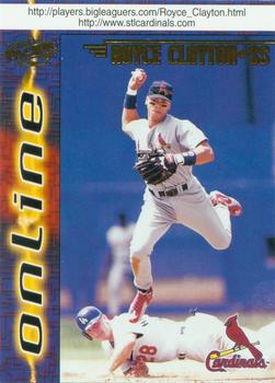 1998 Pacific Online - Web Cards #607 Royce Clayton Front