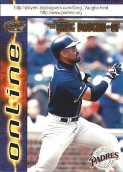 1998 Pacific Online - Web Cards #650 Greg Vaughn Front