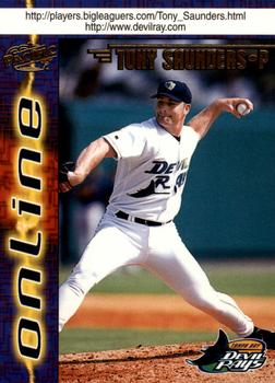 1998 Pacific Online - Web Cards #717 Tony Saunders Front