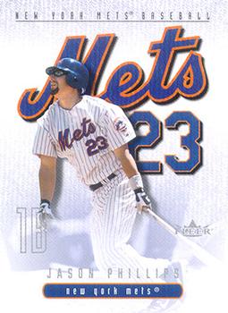 2004 Fleer New York Post New York Mets #1 Jason Phillips Front