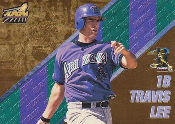 1998 Pacific Aurora - Pennant Fever #16 Travis Lee Front