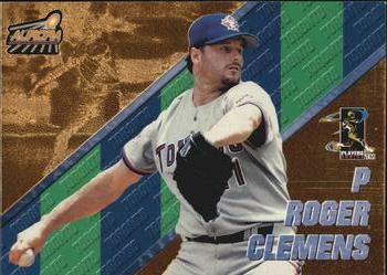 1998 Pacific Aurora - Pennant Fever #21 Roger Clemens Front
