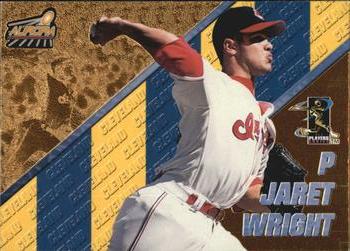 1998 Pacific Aurora - Pennant Fever #27 Jaret Wright Front