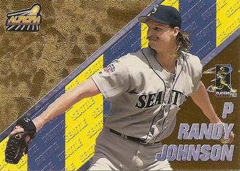1998 Pacific Aurora - Pennant Fever #50 Randy Johnson Front