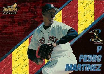 1998 Pacific Aurora - Pennant Fever Red #45 Pedro Martinez Front