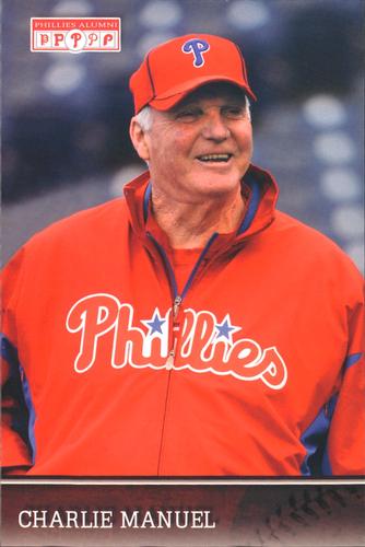 2015 Philadelphia Phillies Photocards #NNO Charlie Manuel Front