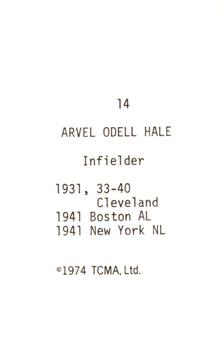 1974 TCMA Nicknames #14 Bad News Odell Hale Back