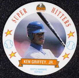 1992 Ben's Super Hitters Discs #10 Ken Griffey Jr. Front