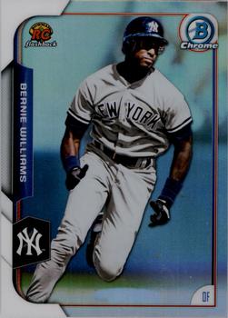 2015 Bowman - Chrome Rookie Recollections #RRI-BW Bernie Williams Front