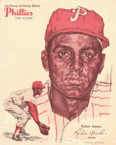 1964 Philadelphia Bulletin Philadelphia Phillies Album (Premium Version) #NNO Ruben Amaro Front