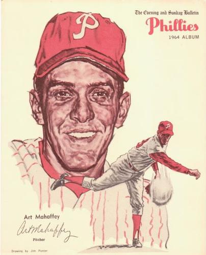 1964 Philadelphia Bulletin Philadelphia Phillies Album (Premium Version) #NNO Art Mahaffey Front