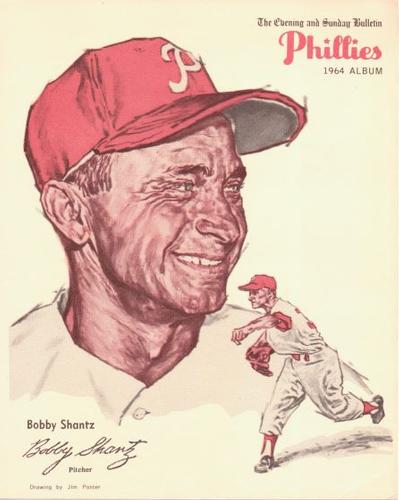 1964 Philadelphia Bulletin Philadelphia Phillies Album (Premium Version) #NNO Bobby Shantz Front