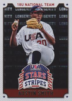 2015 Panini USA Baseball Stars & Stripes - Longevity #9 Austin Smith Front