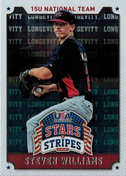 2015 Panini USA Baseball Stars & Stripes - Longevity #88 Steven Williams Front