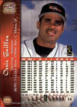 1998 Pacific Paramount - Holographic Silver #14 Ozzie Guillen Back