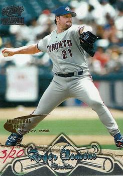 1998 Pacific Paramount - Inaugural #111 Roger Clemens Front