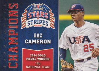 2015 Panini USA Baseball Stars & Stripes - Champions #4 Daz Cameron Front