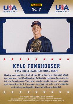 2015 Panini USA Baseball Stars & Stripes - Champions #9 Kyle Funkhouser Back