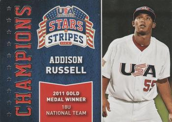 2015 Panini USA Baseball Stars & Stripes - Champions #18 Addison Russell Front