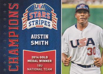 2015 Panini USA Baseball Stars & Stripes - Champions #20 Austin Smith Front
