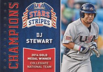 2015 Panini USA Baseball Stars & Stripes - Champions #22 DJ Stewart Front