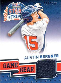 2015 Panini USA Baseball Stars & Stripes - Game Gear Materials #8 Austin Bergner Front