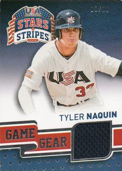 2015 Panini USA Baseball Stars & Stripes - Game Gear Materials #98 Tyler Naquin Front