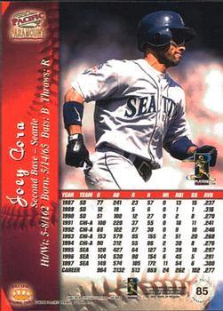 1998 Pacific Paramount - Red #85 Joey Cora Back