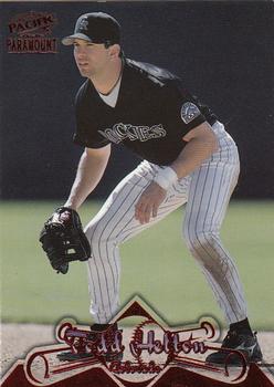 1998 Pacific Paramount - Red #154 Todd Helton Front