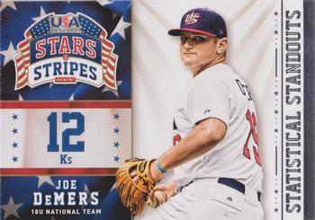 2015 Panini USA Baseball Stars & Stripes - Statistical Standouts #12 Joe DeMers Front