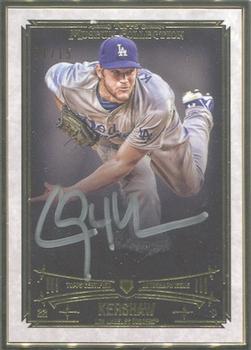 2015 Topps Museum Collection - Framed Museum Collection Autographs Gold #MC-CK Clayton Kershaw Front
