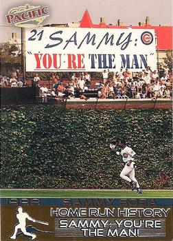 1998 Pacific Home Run History #34 Sammy Sosa Front