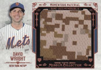 2015 Topps Museum Collection - Momentous Material Jumbo Relics Copper #MMJR-DWR David Wright Front