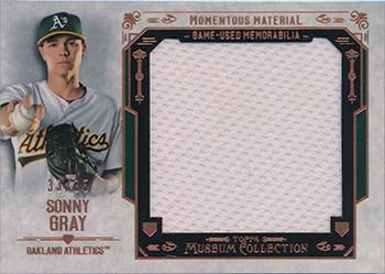 2015 Topps Museum Collection - Momentous Material Jumbo Relics Copper #MMJR-SGY Sonny Gray Front
