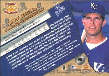 1998 Pacific - Platinum Blue #99 Jay Bell Back