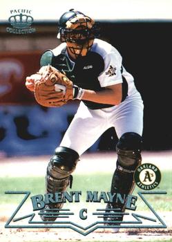 1998 Pacific - Platinum Blue #168 Brent Mayne Front