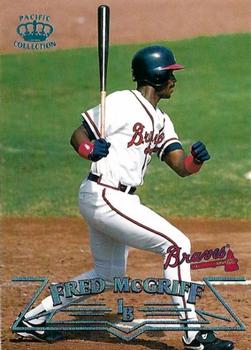 1998 Pacific - Platinum Blue #240 Fred McGriff Front