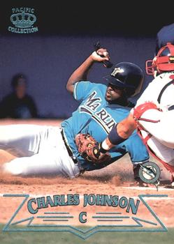 1998 Pacific - Platinum Blue #304 Charles Johnson Front