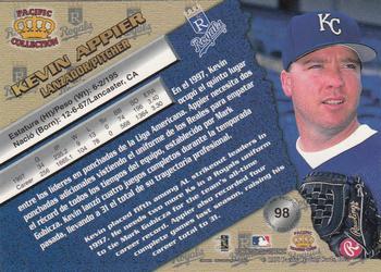 1998 Pacific - Red Threatt #98 Kevin Appier Back