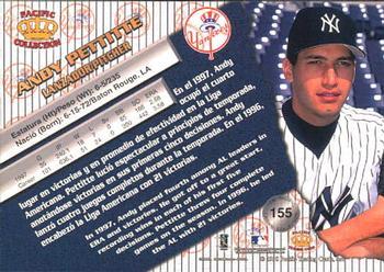 1998 Pacific - Red Threatt #155 Andy Pettitte Back