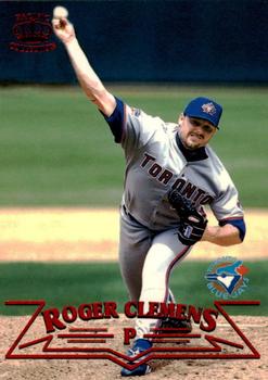 1998 Pacific - Red Threatt #215 Roger Clemens Front