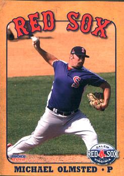 2012 Choice Salem Red Sox #11 Michael Olmsted Front