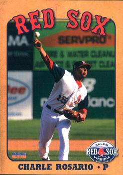 2012 Choice Salem Red Sox #22 Charle Rosario Front