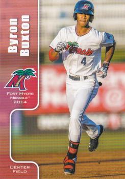 2014 Grandstand Fort Myers Miracle #NNO Byron Buxton Front